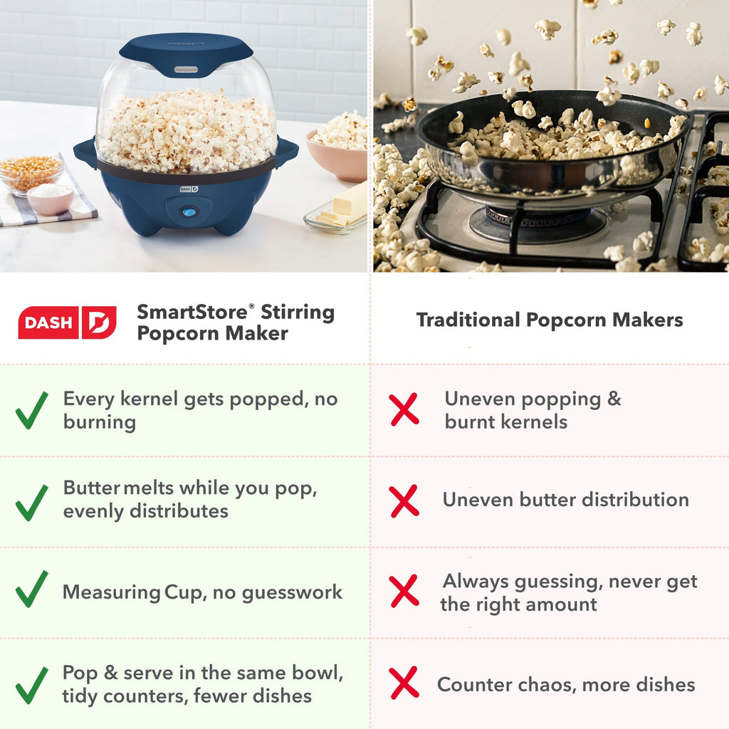 5QT SmartStore Stirring Popcorn Maker