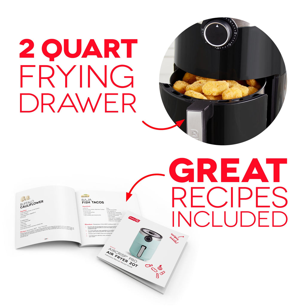 Aircrisp Pro Compact Air Fryer 2Qt.