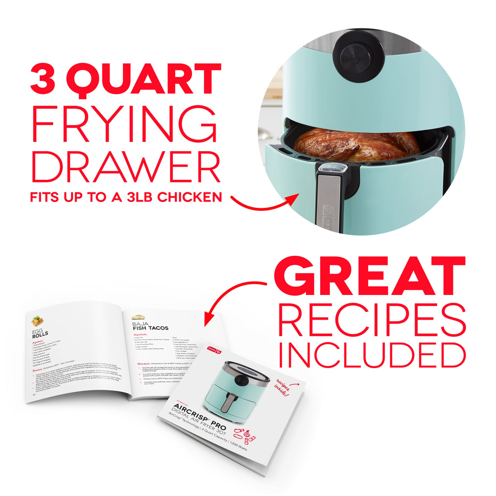 Aircrisp Pro Digital Air Fryer 3Qt.