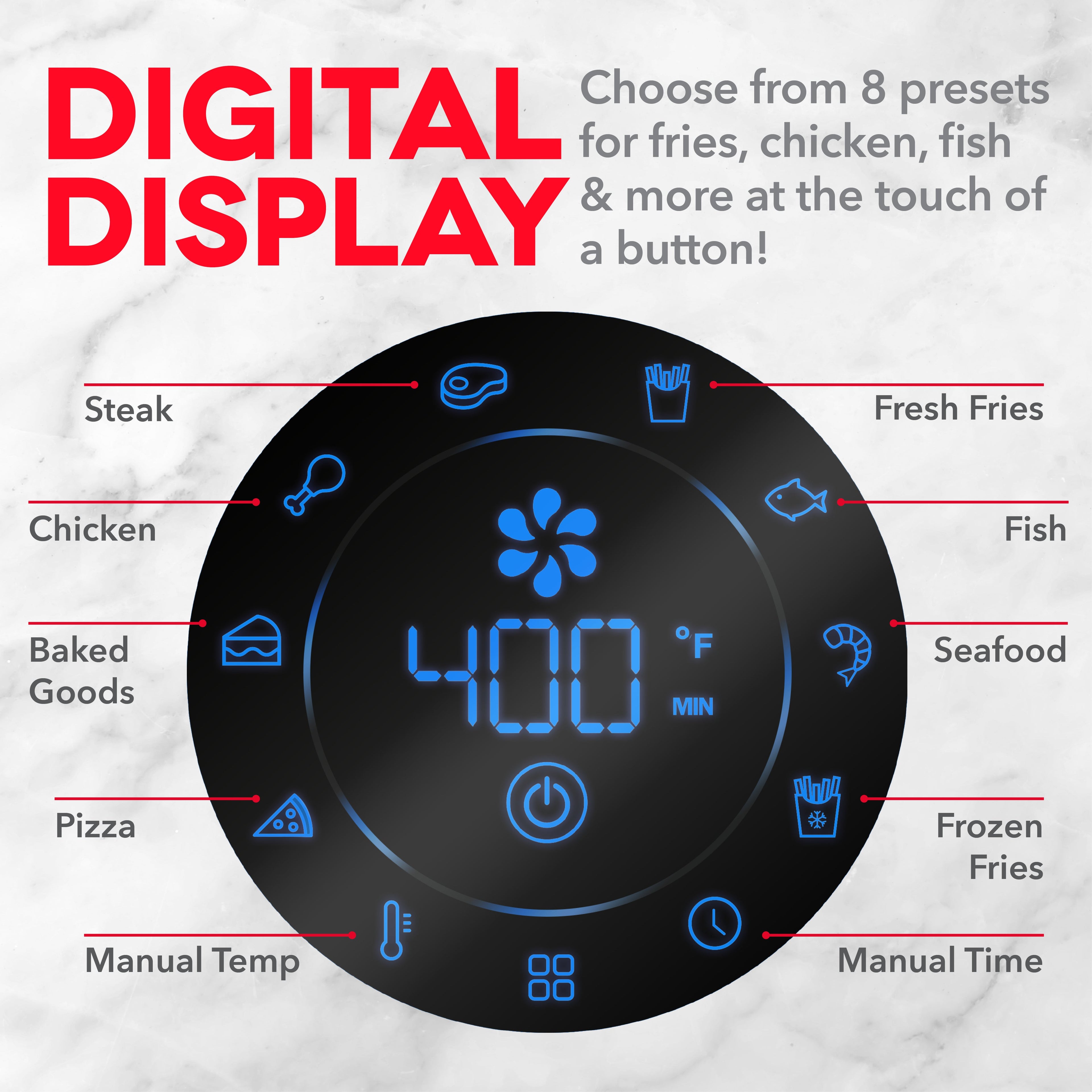Aircrisp Pro Digital Air Fryer 6Qt.