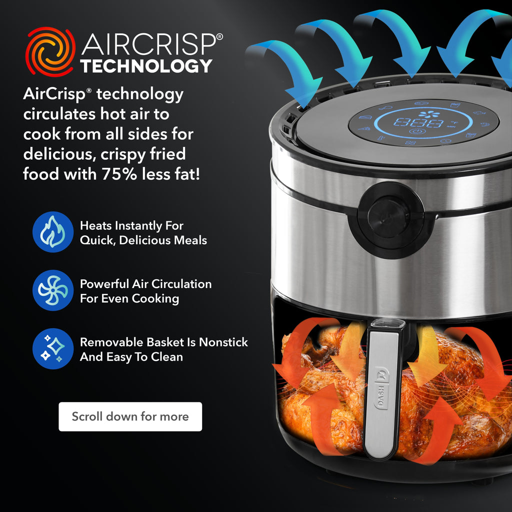 Aircrisp Pro Digital Air Fryer 6Qt.