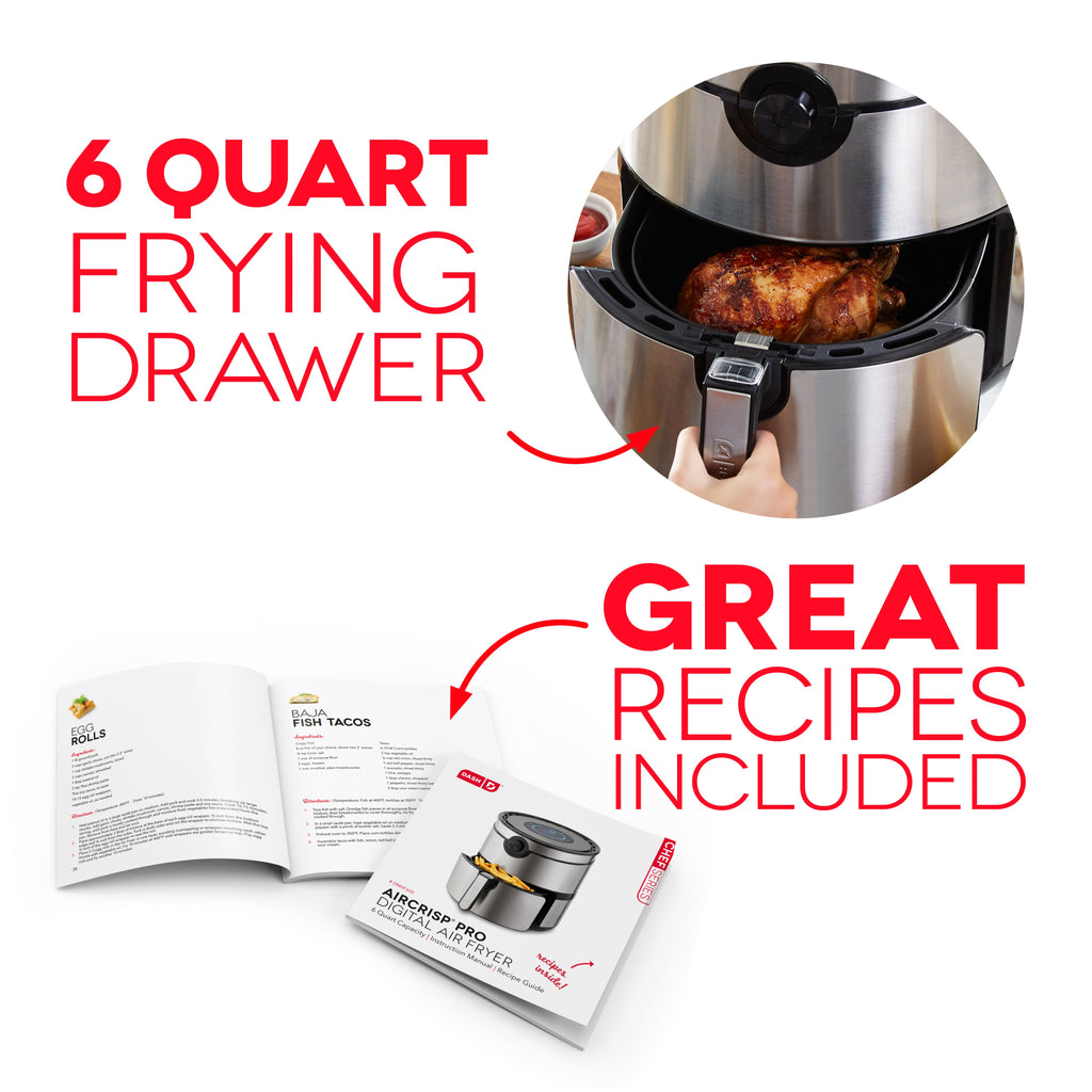 Aircrisp Pro Digital Air Fryer 6Qt.