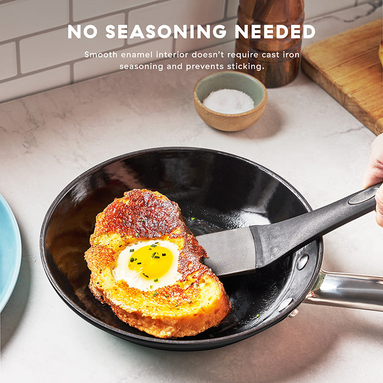 Delish by 8" Lightweight Cast Iron Skillet