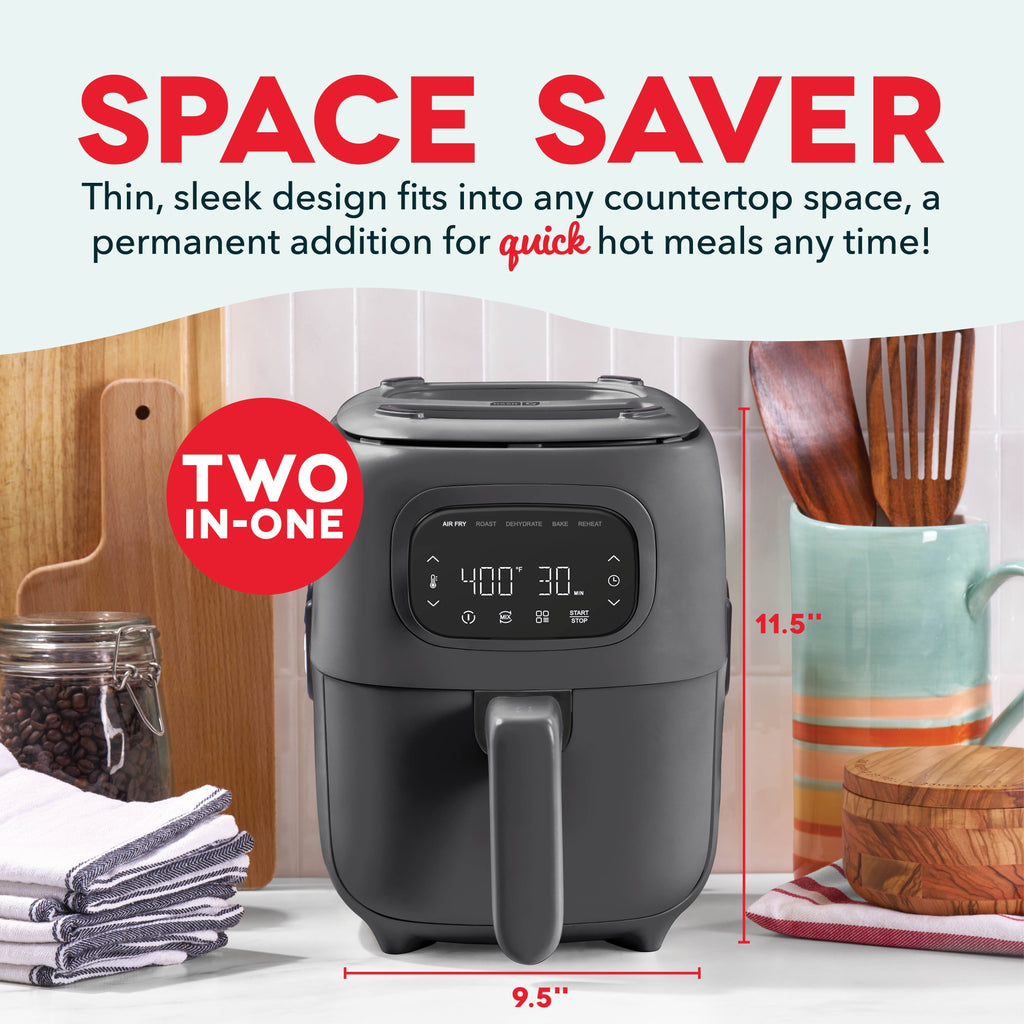 Flip & Fry Digital 2-in-1 Grill + Air Fryer