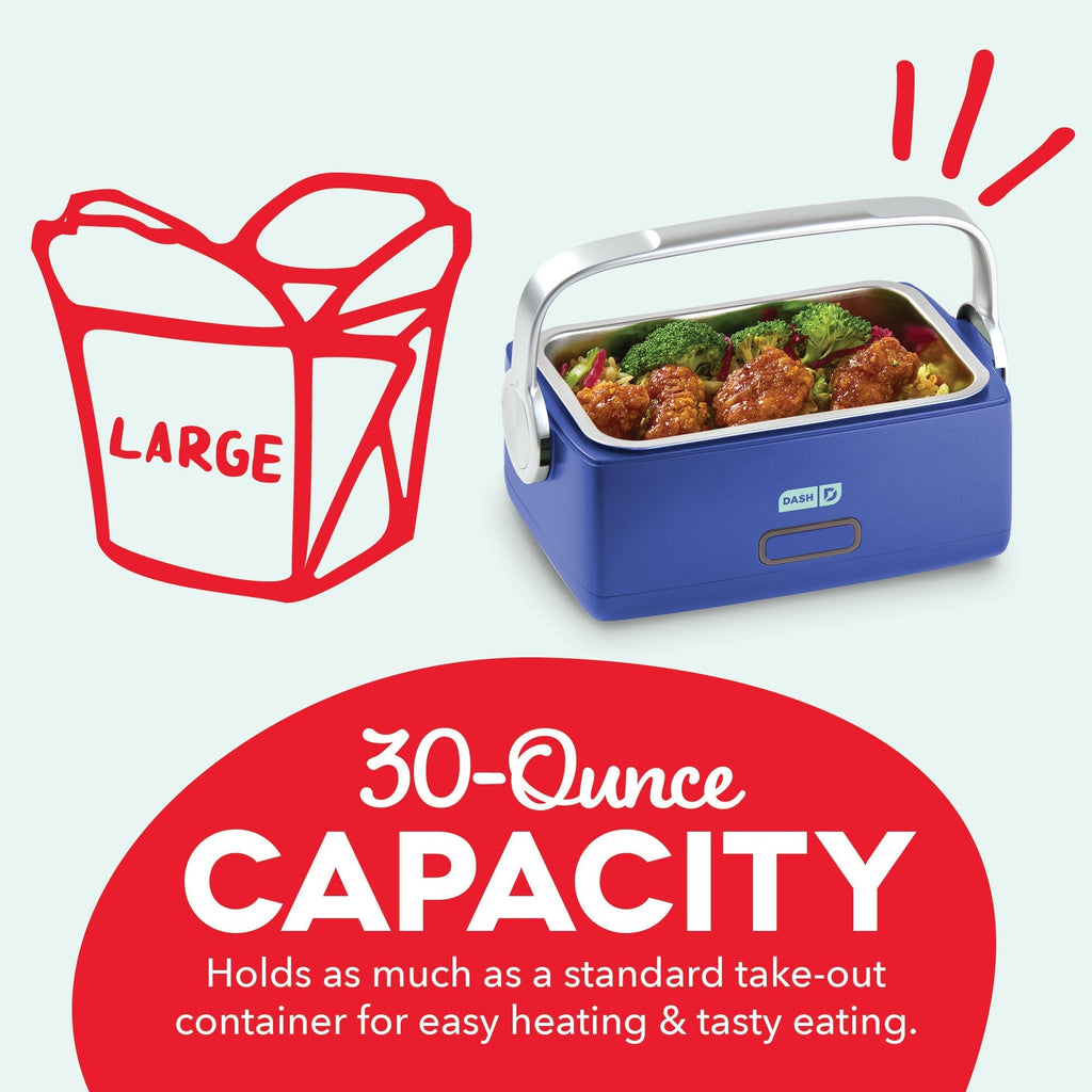 Hot2Go Electric Lunchbox (30 Ounce + Utensils)