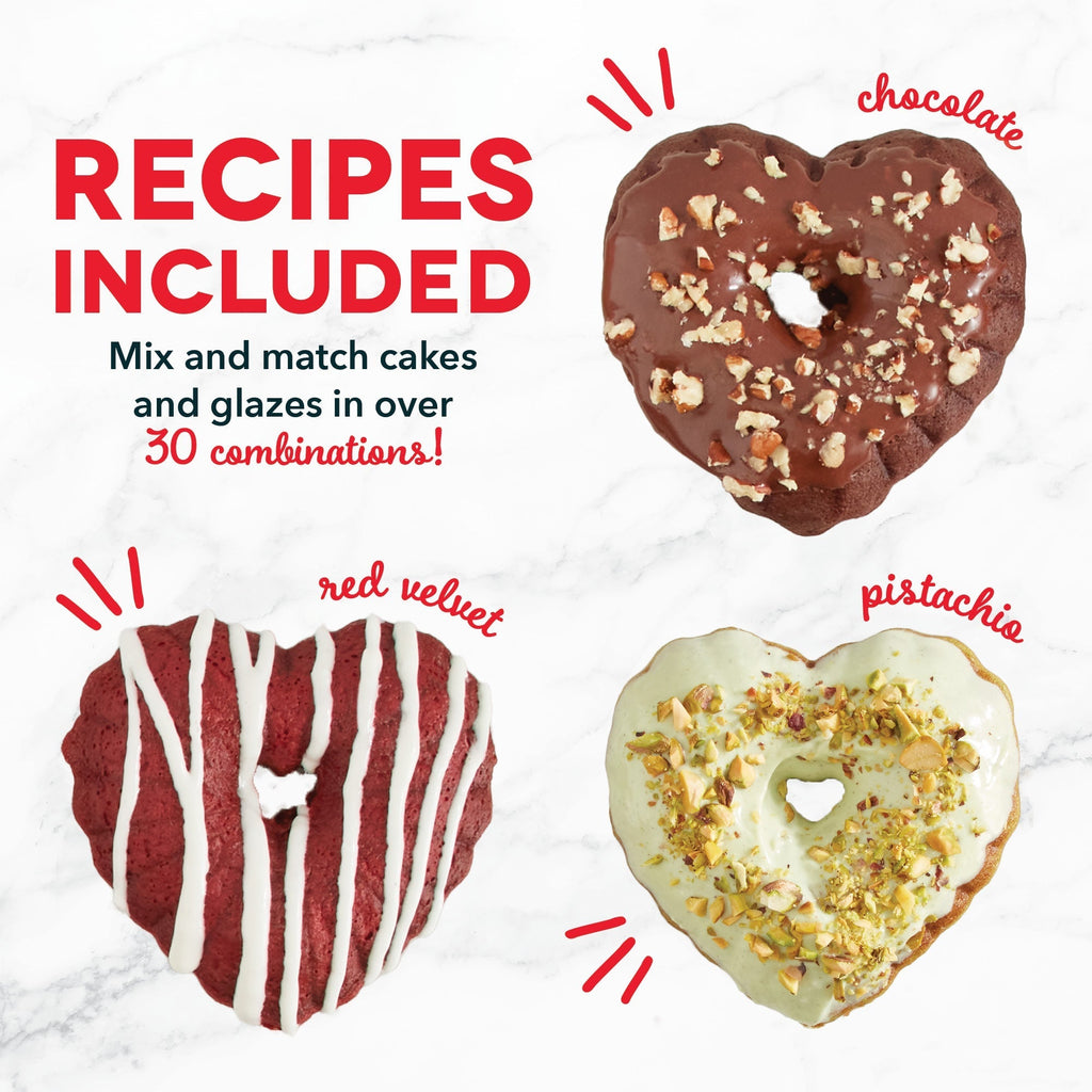 Mini Heart Bundt Cake Maker