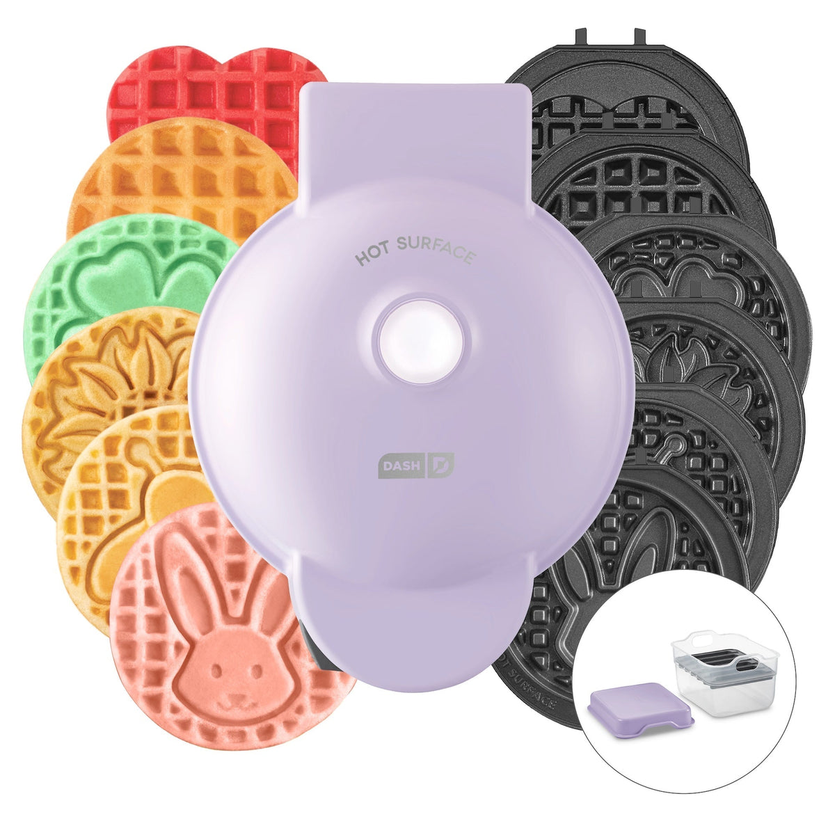 MultiMaker Mini System with Removable Plates: Waffle & Griddle