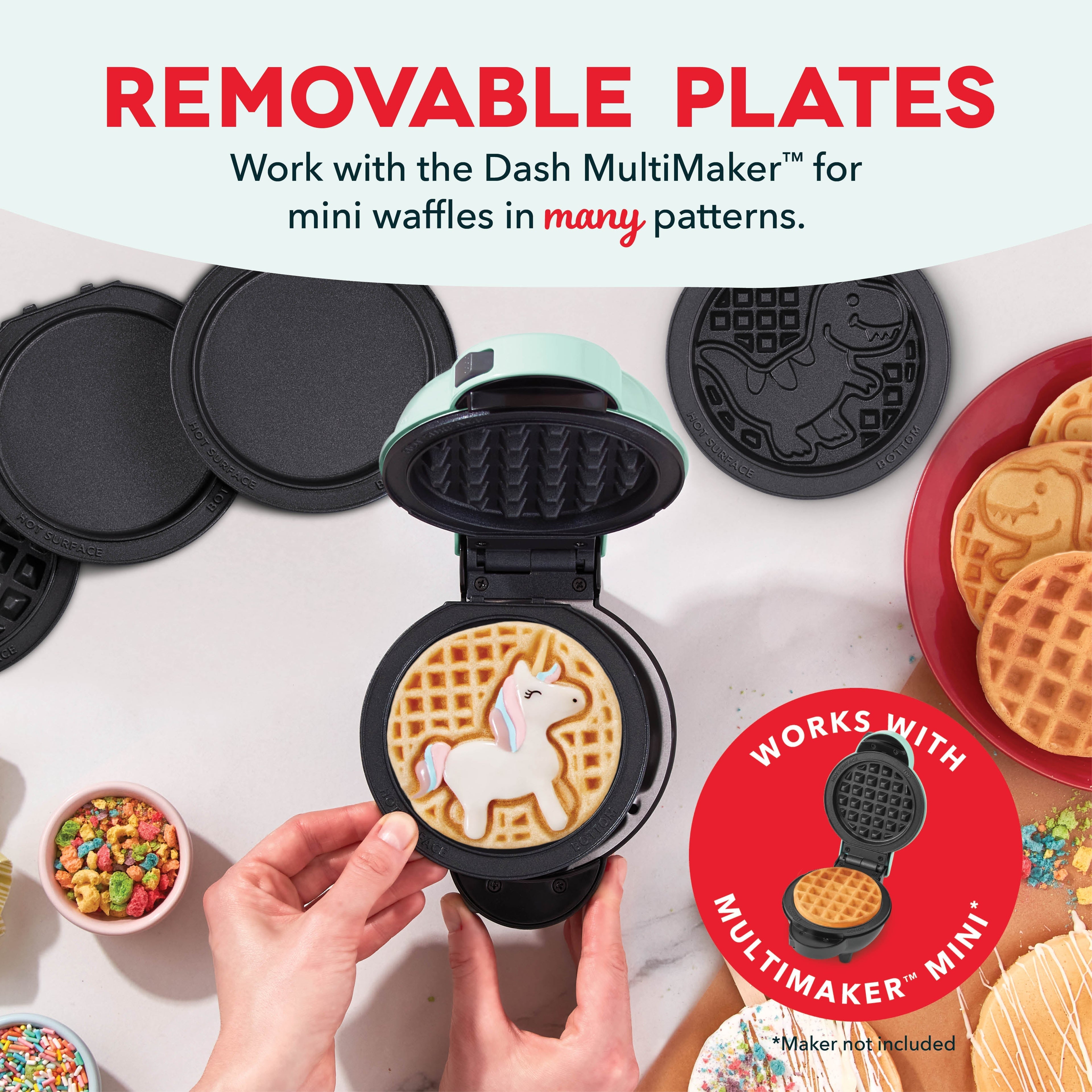 MultiMaker Mini System: Removable Plate Sets