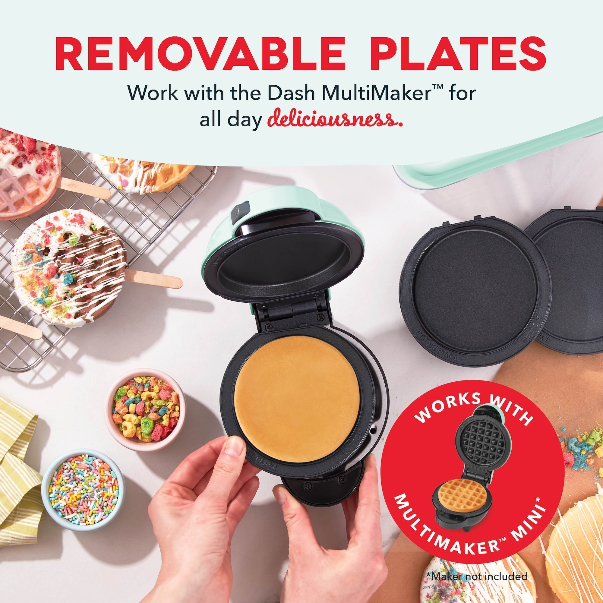 MultiMaker Mini System: Removable Plate Sets