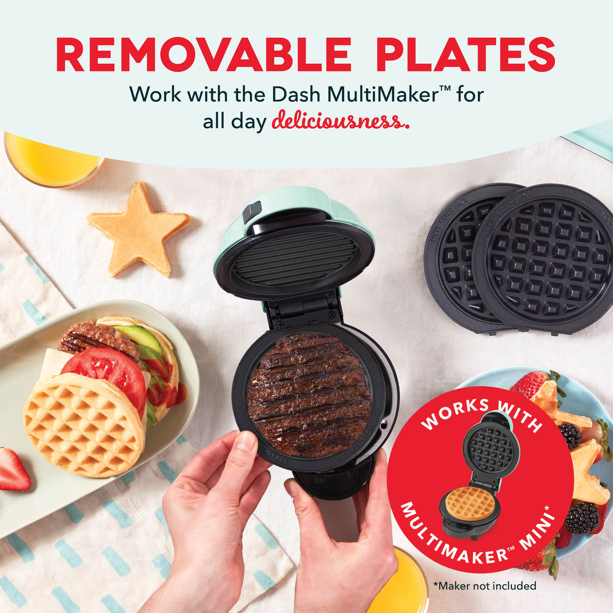 MultiMaker Mini System: Removable Plate Sets