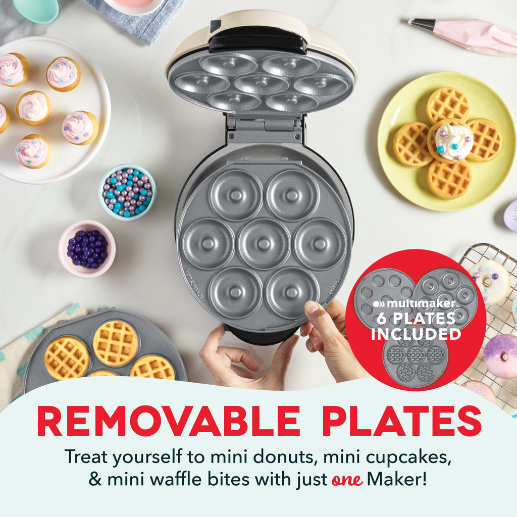 MultiMaker Treat Maker System: Waffle Bite, Mini Donut, Mini Cupcake