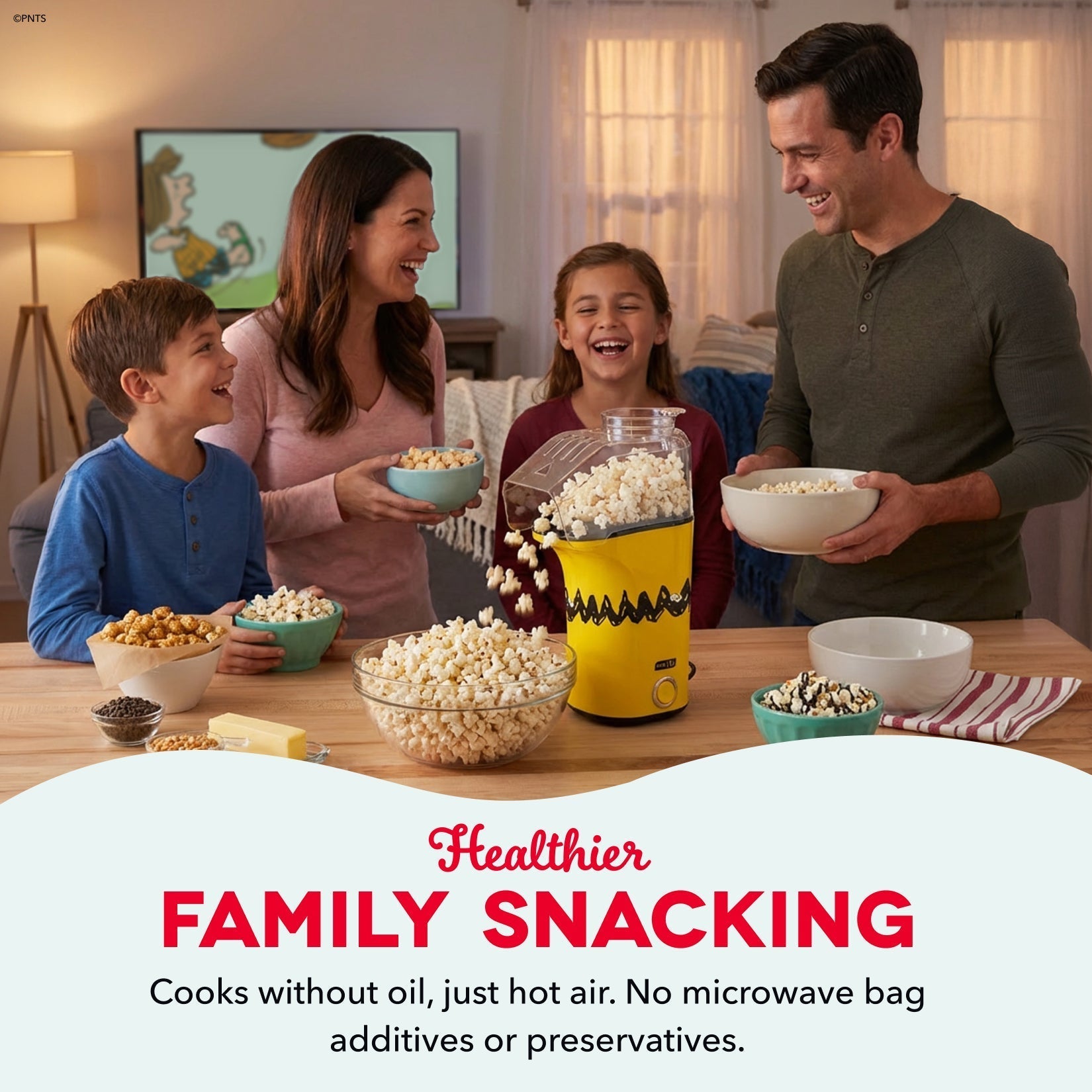 Peanuts Fresh Pop Popcorn Maker