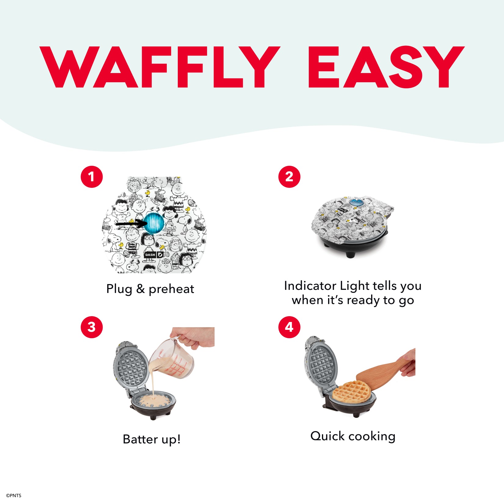 75th Anniversary Mini Waffle Maker