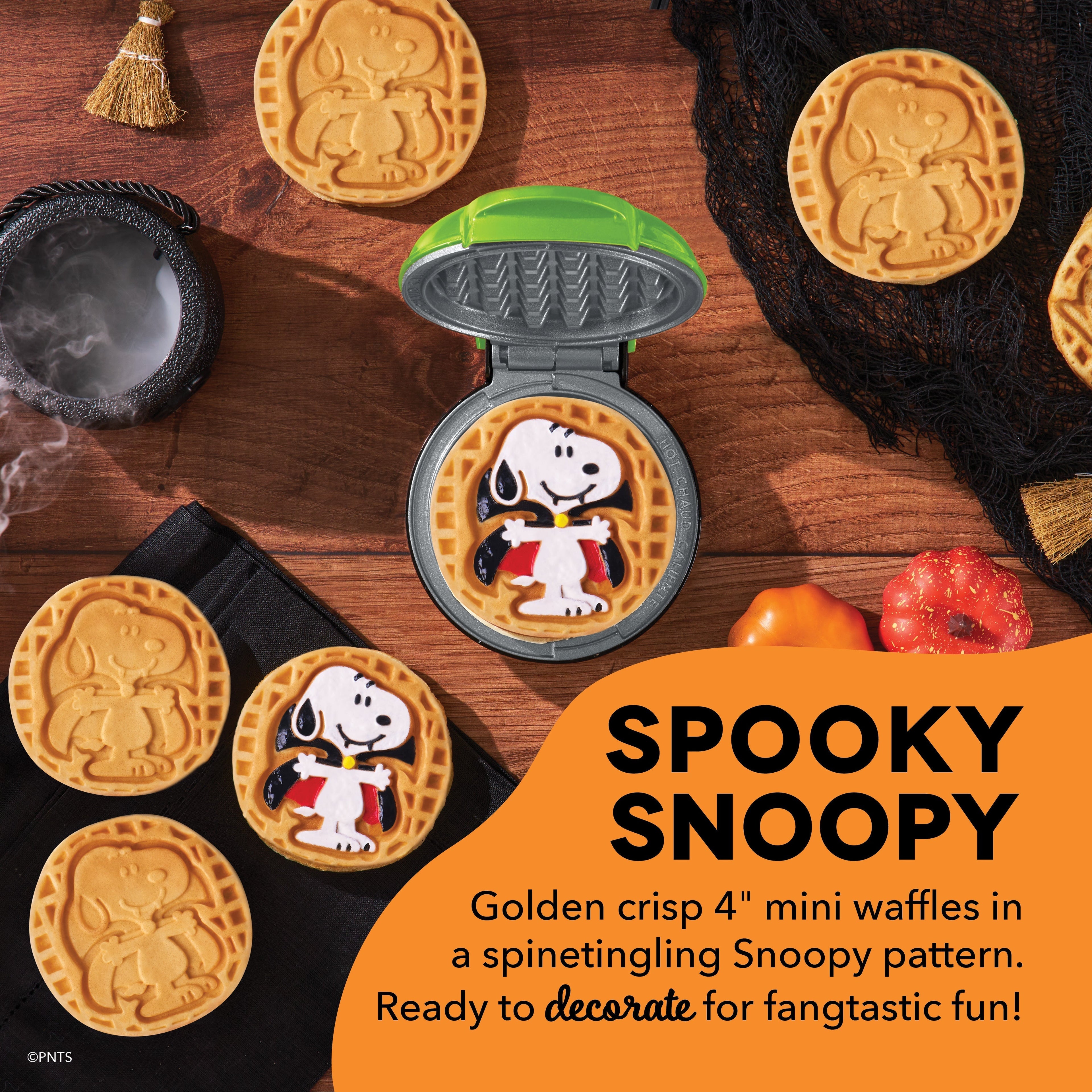 Snoopy Vampire Mini Waffle Maker