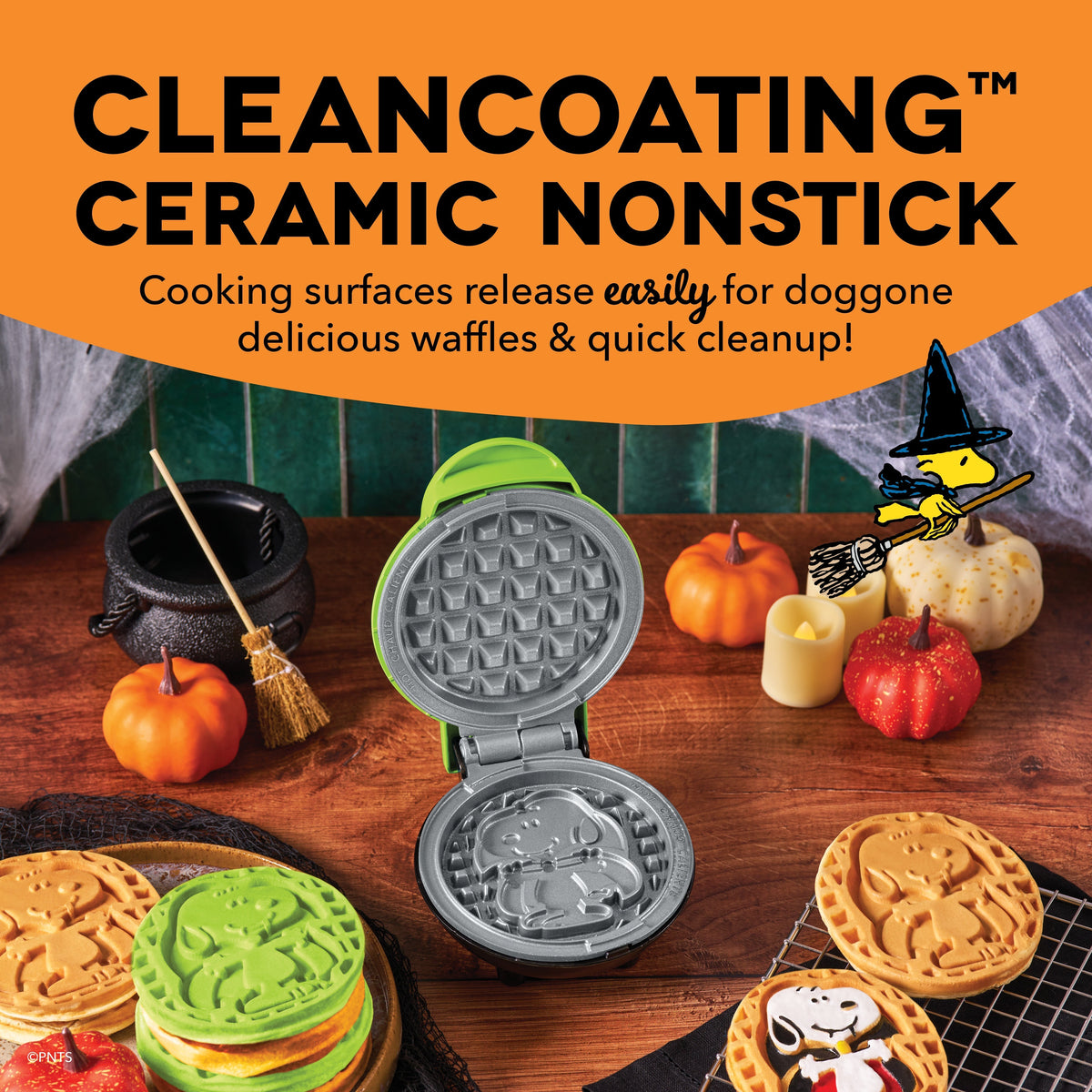 Snoopy Vampire Mini Waffle Maker