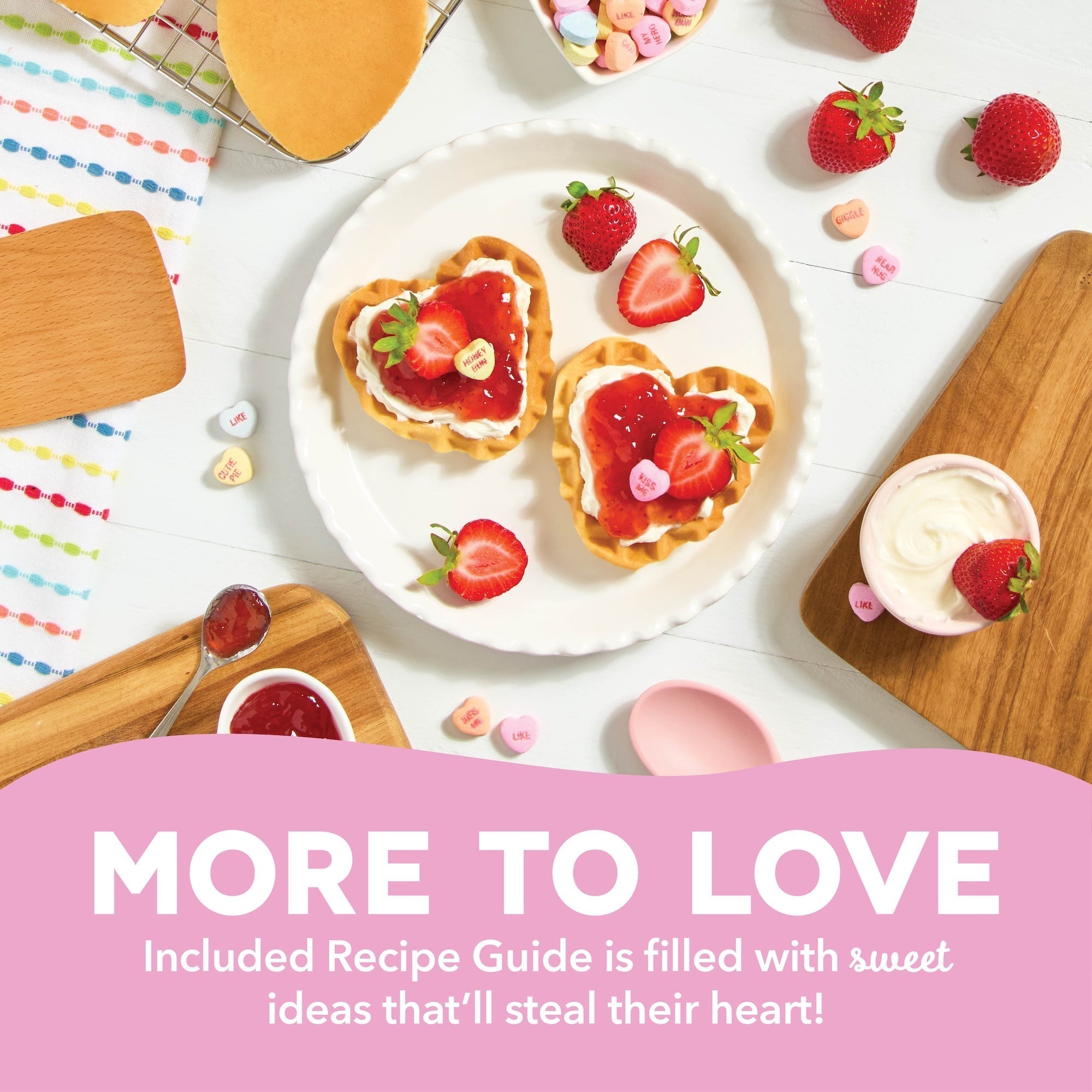 x Sweethearts Mini Waffle Maker