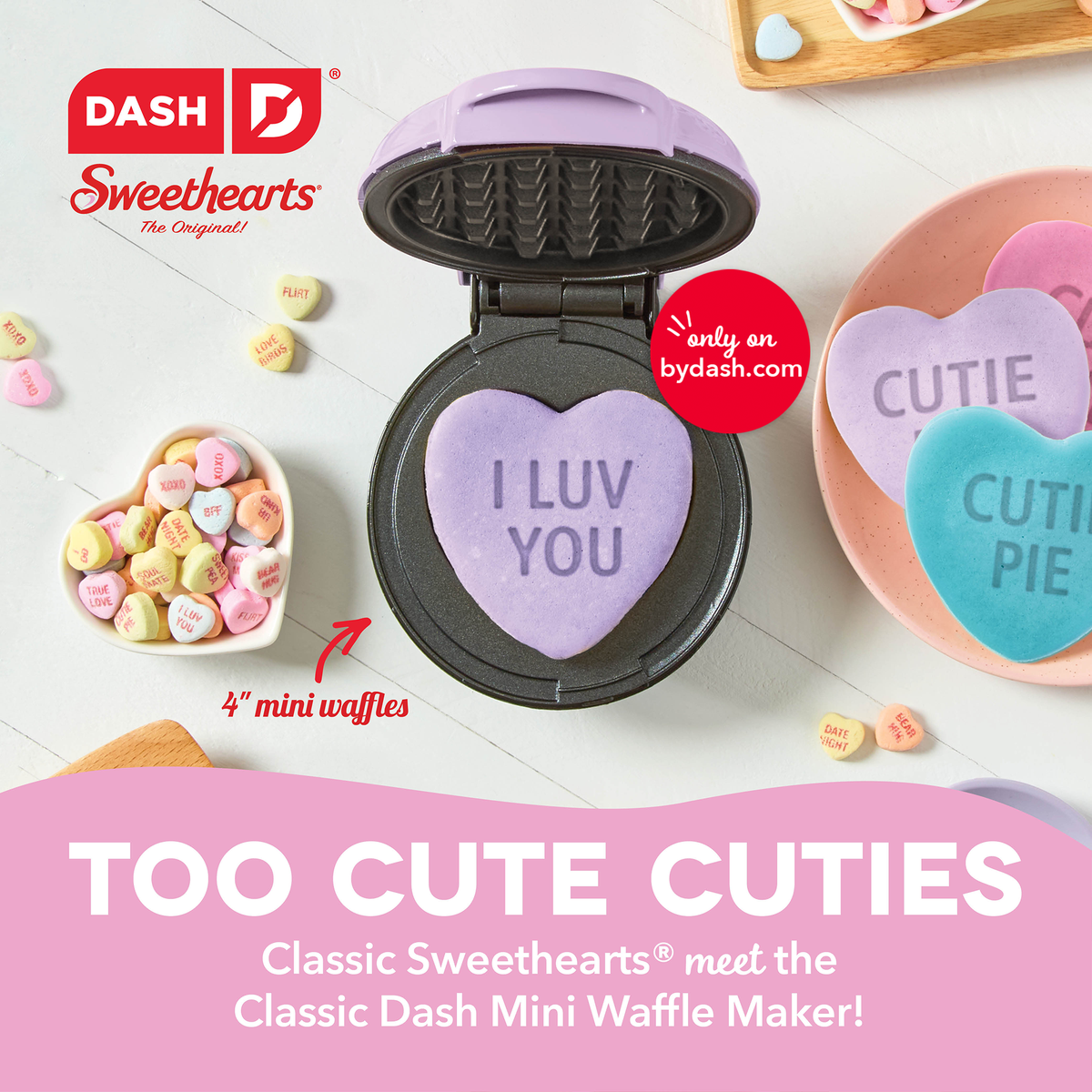 x Sweethearts Mini Waffle Maker